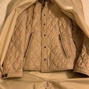 Burberry quilted jacket very lightly used